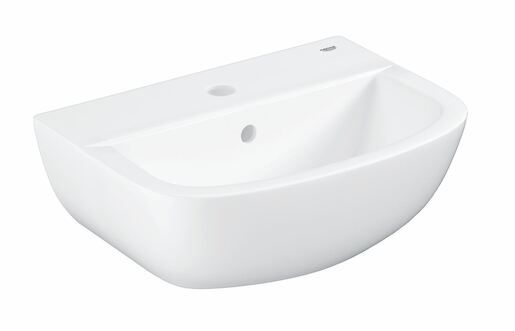 Umývátko Grohe Bau Ceramic 45,3x35,4 cm alpská bílá otvor pro baterii uprostřed 39424000 - Siko - koupelny - kuchyně