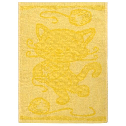 Dětský ručník Cat yellow 30x50 cm  - 4home.cz