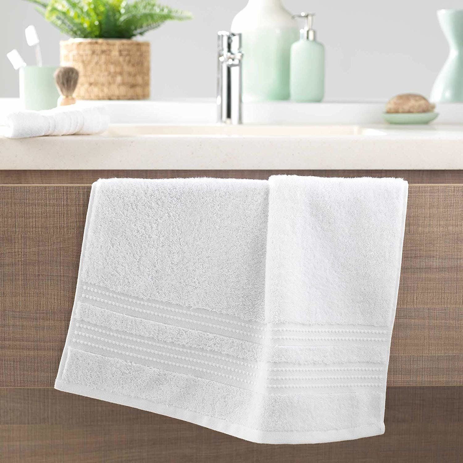 Douceur d\'intérieur Koupelnový ručník EXCELENCE, 50 x 90 cm, bílá barva - EMAKO.CZ s.r.o.