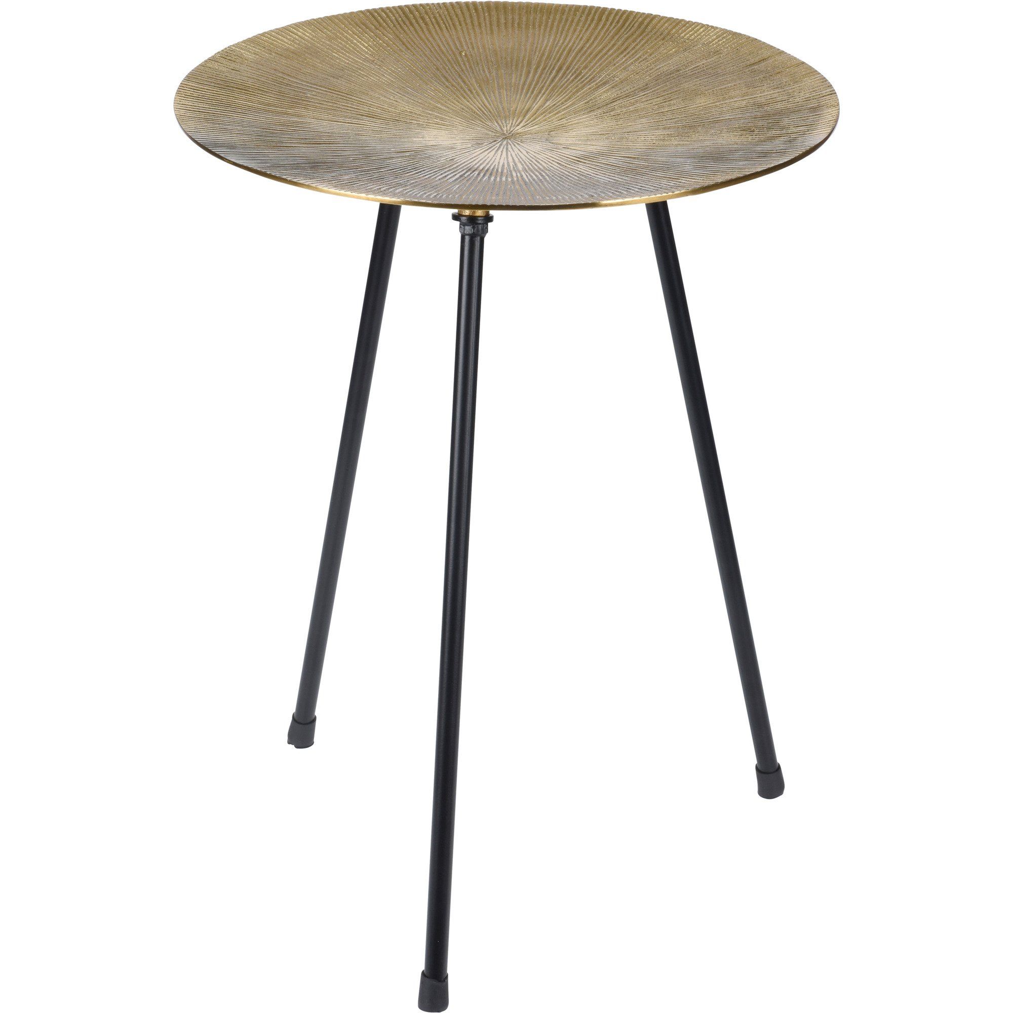 Home Styling Collection Kulatý konferenční stolek Tringon, barva zlatá - EMAKO.CZ s.r.o.