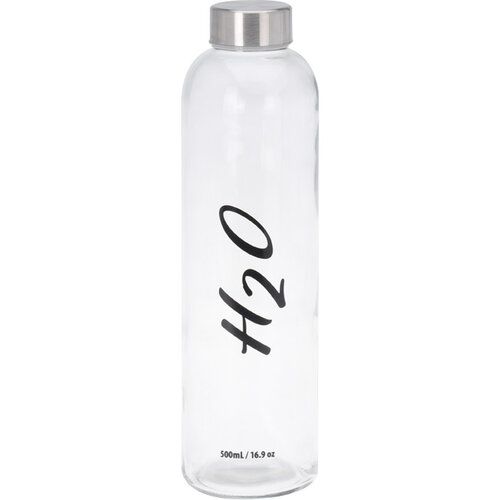 Skleněná láhev na vodu H2O, 500 ml - 4home.cz