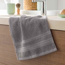 Douceur d\'intérieur ručníky do koupelny EXCELENCE, 30 x 50 cm, šedá
