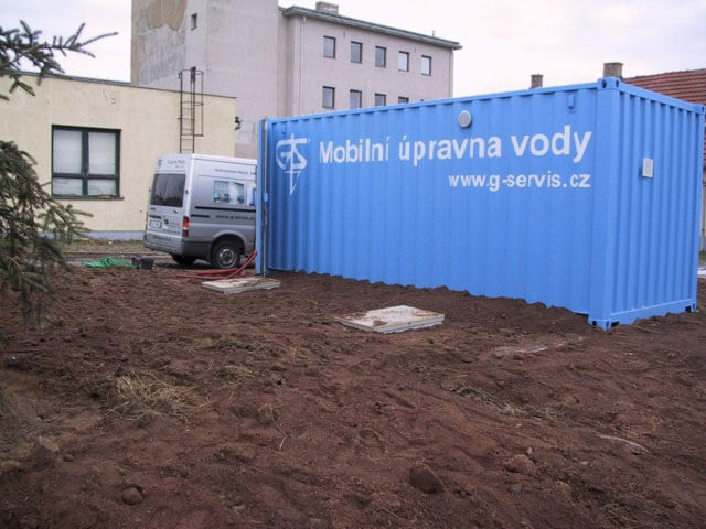 G-servis Praha nabízí i technologie pro mobilní úpravu pitné vody.
