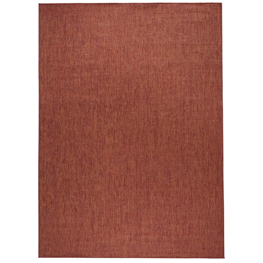 Cihlově červený venkovní koberec NORTHRUGS Miami, 160 x 230 cm - Bonami.cz