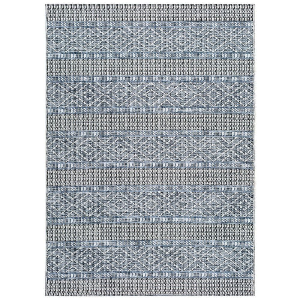 Modrý venkovní koberec Universal Cork Lines, 155 x 230 cm - Bonami.cz
