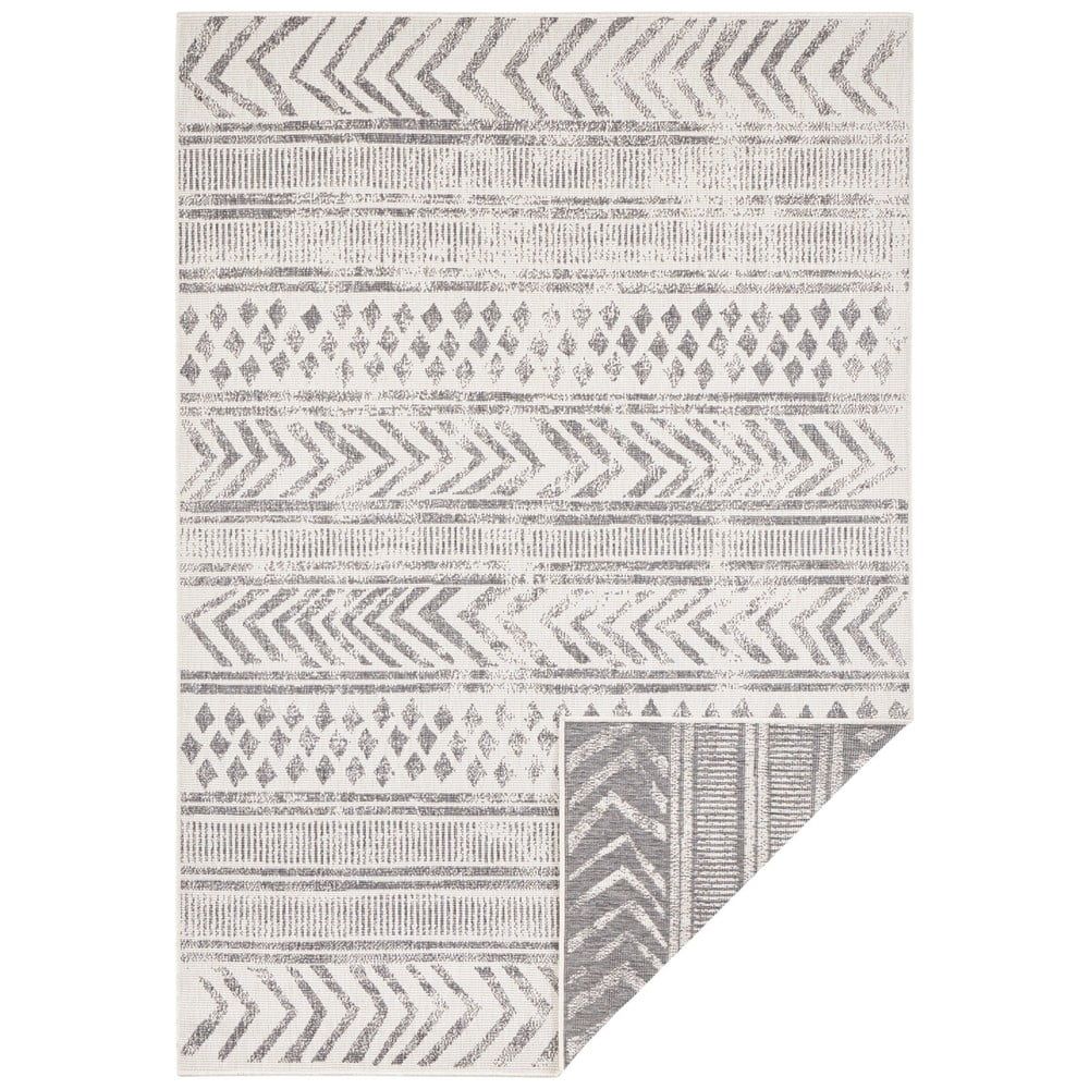 Šedo-krémový venkovní koberec NORTHRUGS Biri, 160 x 230 cm - Bonami.cz
