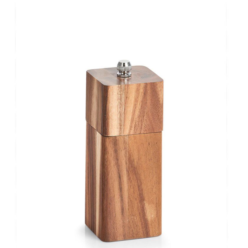 Ruční mlýnek na sůl a pepř,  13 x 5 cm ,  akátové dřevo, ZELLER - EMAKO.CZ s.r.o.