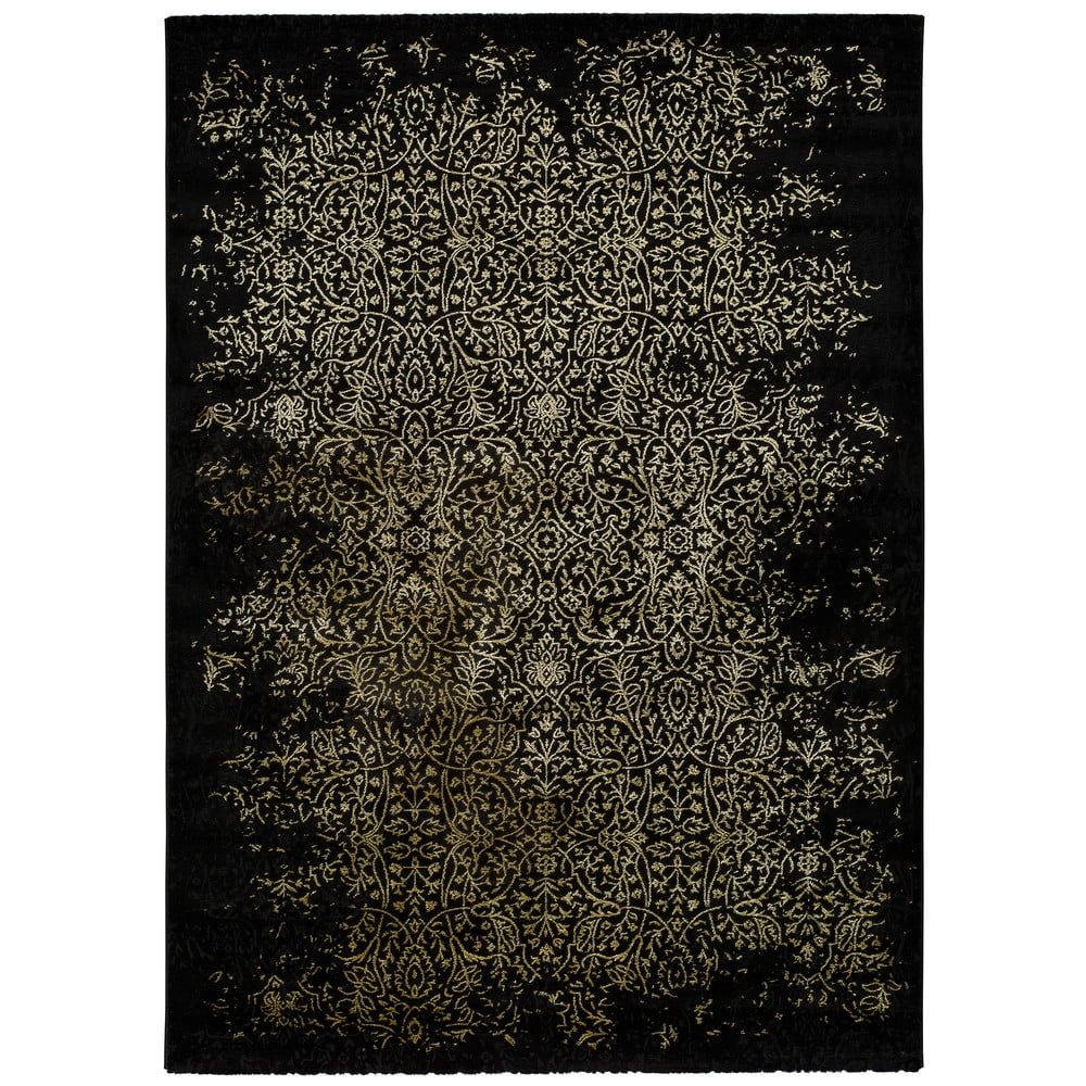 Černý koberec Universal Gold Duro, 120 x 170 cm - Bonami.cz