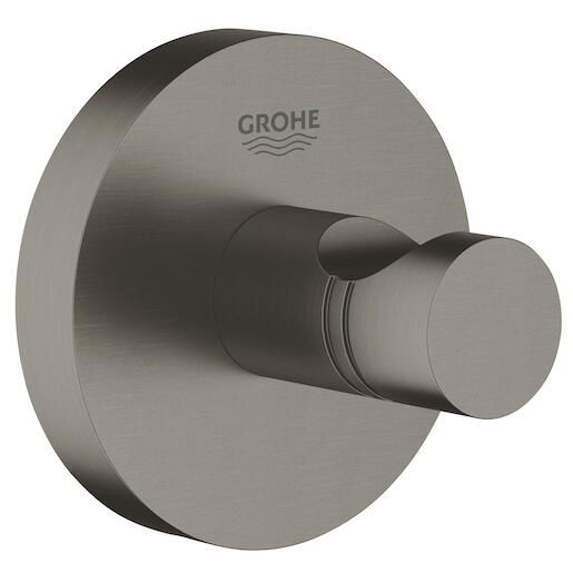 Háček Grohe Essentials kartáčovaný hard graphite G40364AL1 - Siko - koupelny - kuchyně