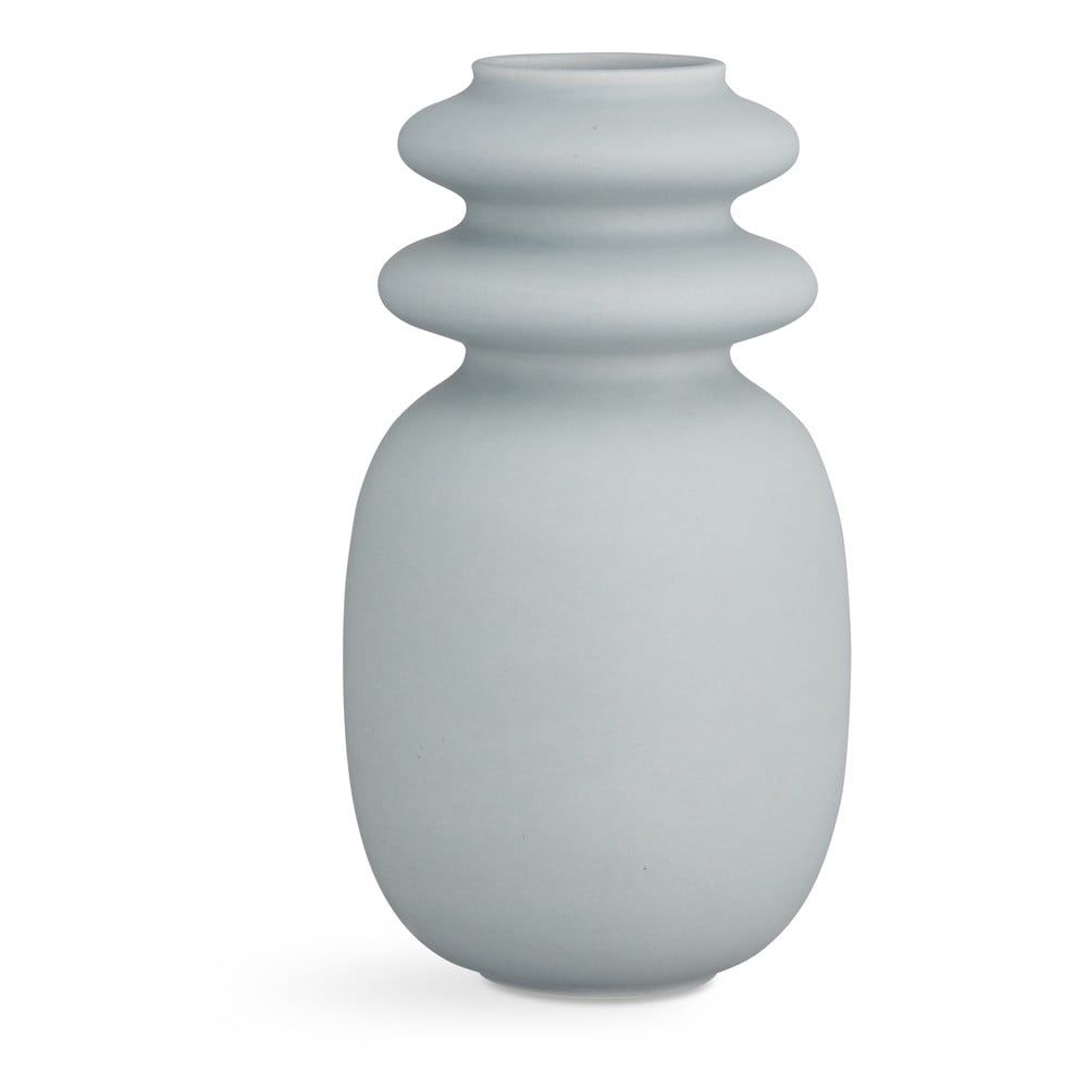 Modrošedá keramická váza Kähler Design Kontur, výška 29 cm - Bonami.cz