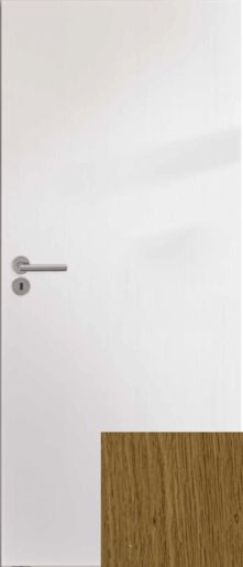 Interiérové dveře Naturel Ibiza pravé 70 cm bílé IBIZAB70P - Siko - koupelny - kuchyně