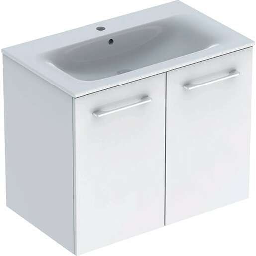 Koupelnová skříňka s umyvadlem Geberit Selnova 80x50,2x65,2 cm bílá lesk 501.256.00.1 - Siko - koupelny - kuchyně