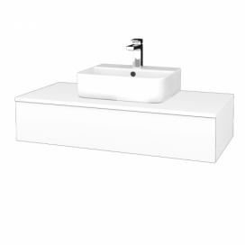 Dřevojas Koupelnová skříňka MODULE SZZ 100 umyvadlo Joy 3 - M01 Bílá mat / M01 Bílá mat