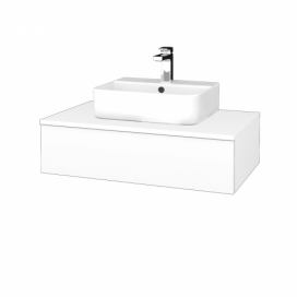 Dřevojas Koupelnová skříňka MODULE SZZ 80 umyvadlo Joy 3 - M01 Bílá mat / M01 Bílá mat