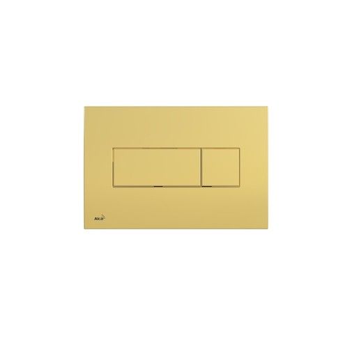 Ovládací tlačítko Alca plast zlatá lesk M375 - Siko - koupelny - kuchyně