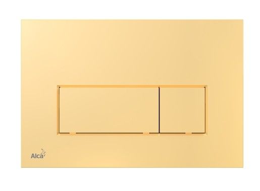 Ovládací tlačítko Alca plast zlatá lesk M575 - Siko - koupelny - kuchyně