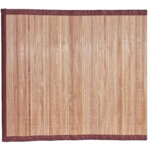 Bamboozone Rohož bambusová, s textilií, hnědá, 90 x 200 cm - Favi.cz
