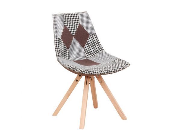 Židle Tallado 2, látka patchwork - FORLIVING