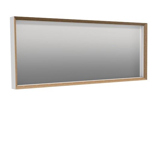 Zrcadlo Naturel Oxo Multi 40x100 cm bílá mat/buk OXOMULTIZRC40100 - Siko - koupelny - kuchyně