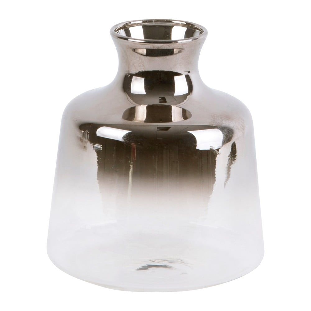 Skleněná malá váza PT LIVING Silver Fade, výška 8,5 cm - Bonami.cz