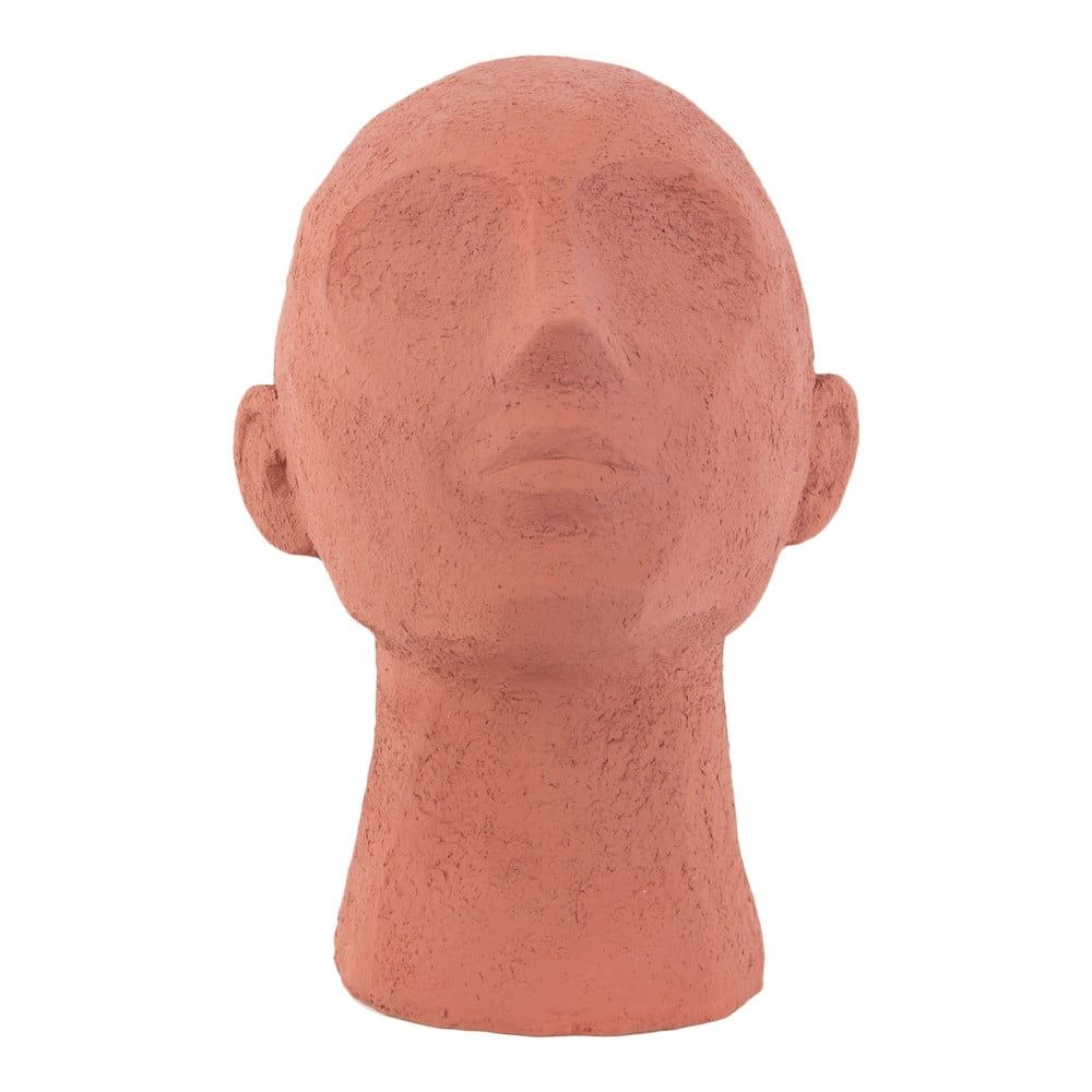 Terakotově oranžová dekorativní soška PT LIVING Face Art, výška 22,8 cm - Bonami.cz