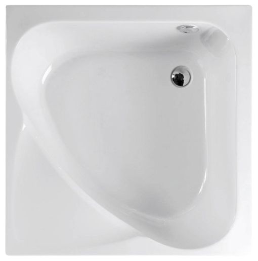 Polysan CARMEN hluboká sprchová vanička, čtverec 90x90x30cm, bílá,29611 - Siko - koupelny - kuchyně