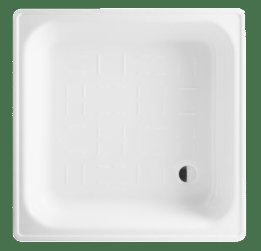 Sprchová vanička čtvercová 80x80 cm smaltovaná ocel - Siko - koupelny - kuchyně
