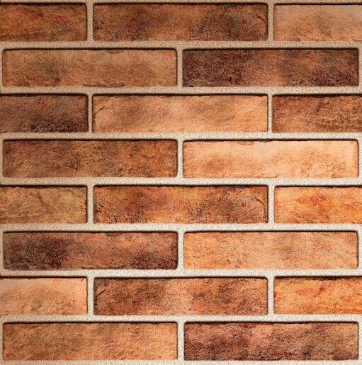 Obklad Multi Brick Tones orange 6x25 cm mat BRTONESOR - Siko - koupelny - kuchyně