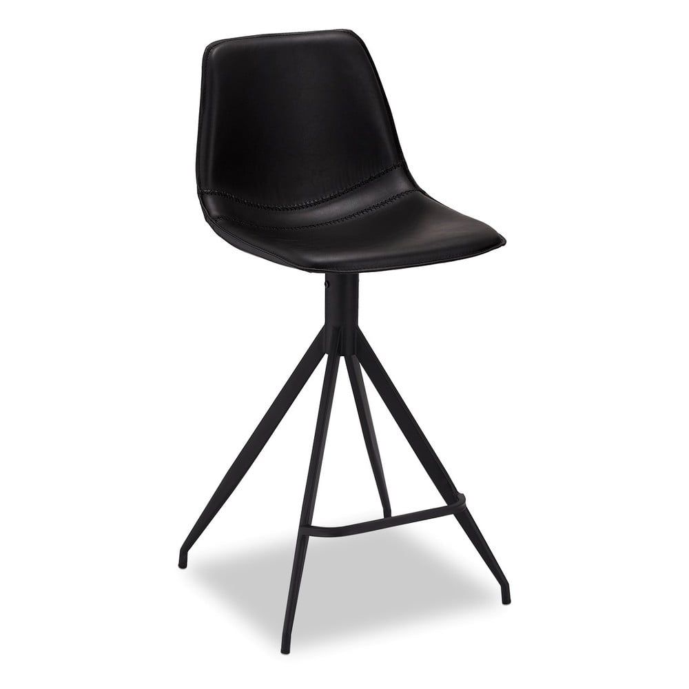 Černé otočné barové židle v sadě 2 ks 98 cm Isabel – Furnhouse - Bonami.cz
