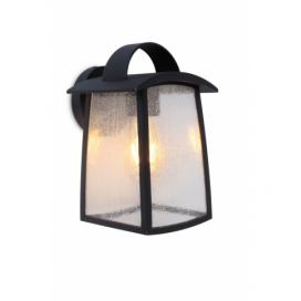 Lutec 5273601012 venkovní nástěnná lampa Kelsey 1x40W | E27 | IP44 - stínítko s efektem vodních kapek