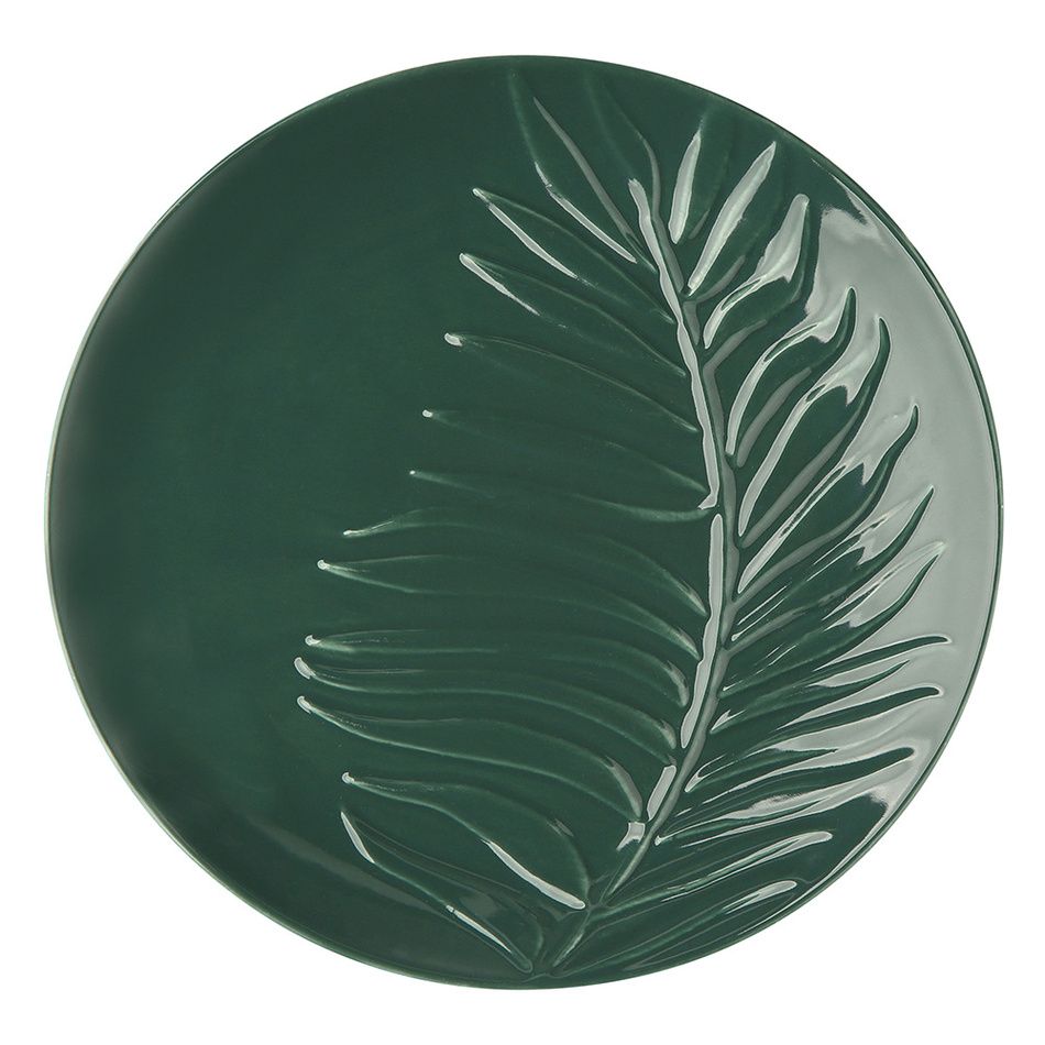 Altom Porcelánový dezertní talíř Tropical, 20 cm, zelená - 4home.cz