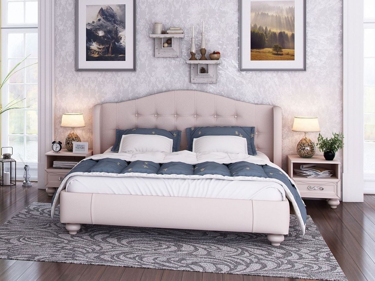 Čalouněná postel s úložným prostorem Coraline 160x200cm - béžovo/šedá - Nábytek Harmonia s.r.o.