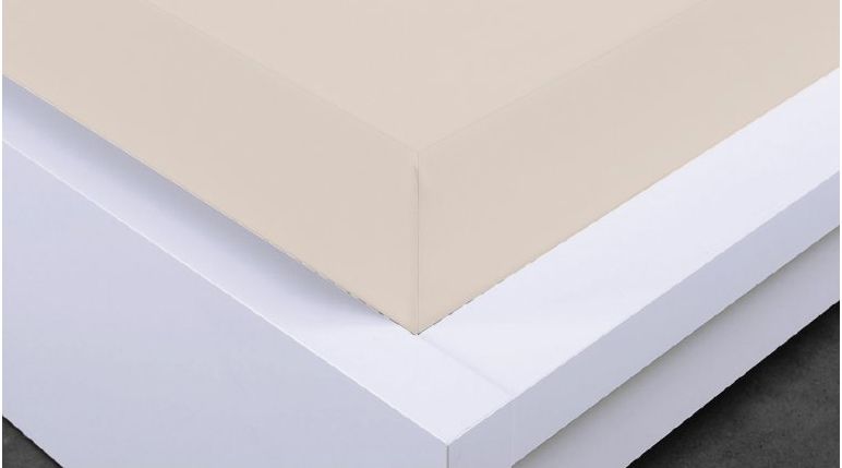 Home Elements Napínací prostěradlo Jersey 160x200 cm, béžová, bavlna - moderninakup.cz