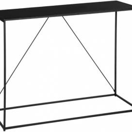 Emako Barový stolek, barva černá, stolek kávový 120 x 40 x 85 cm