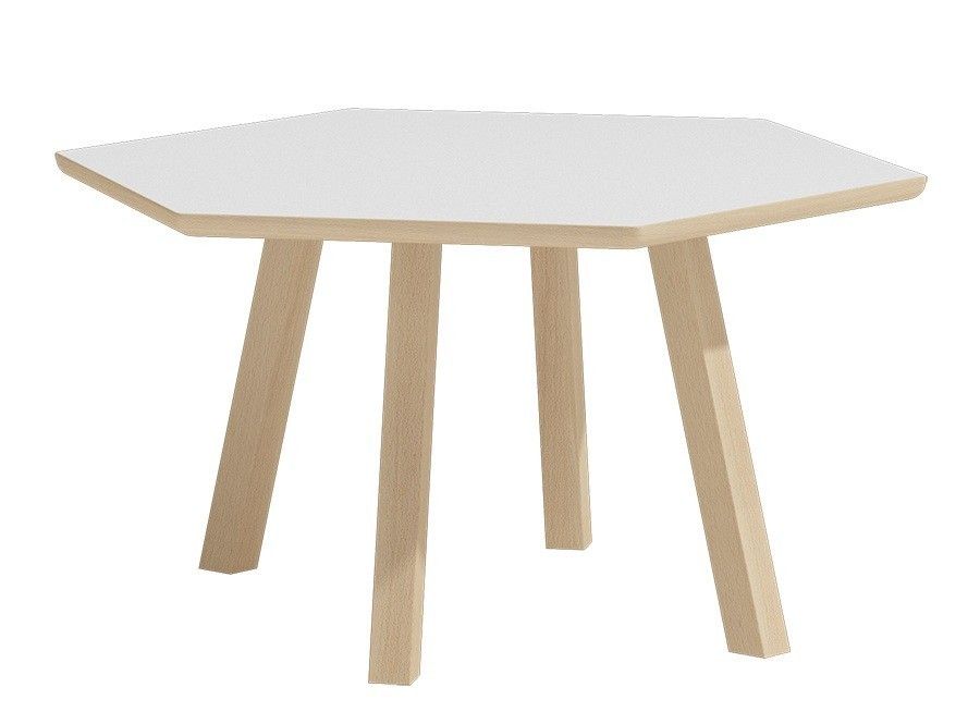 Shoptop Konferenční stolek OSLO K 70x70 cm bílý - Houseland.cz