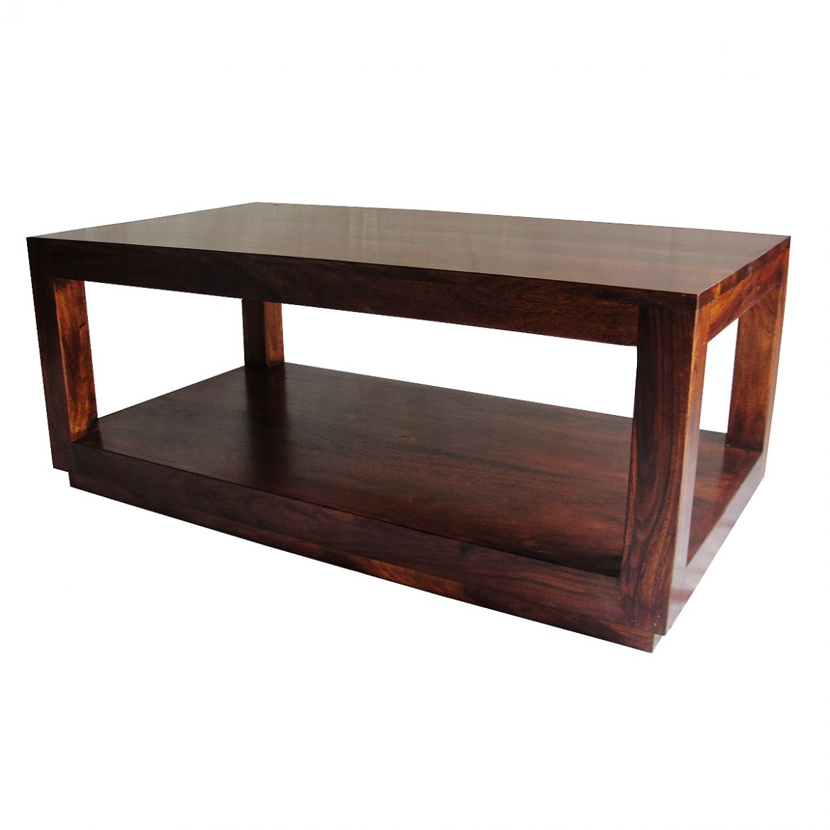 Konferenční stolek Tara 115x45x60 z indického masivu palisandr Super natural - Lakšmi - Indický Nábytek.cz