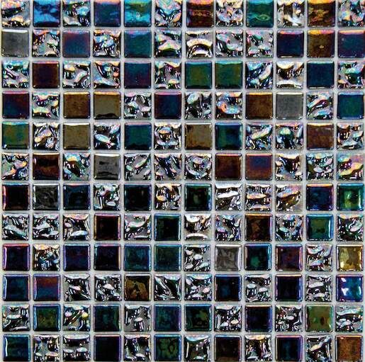 Skleněná mozaika Mosavit Drops negro 30x30 cm lesk DROPS50NE - Siko - koupelny - kuchyně