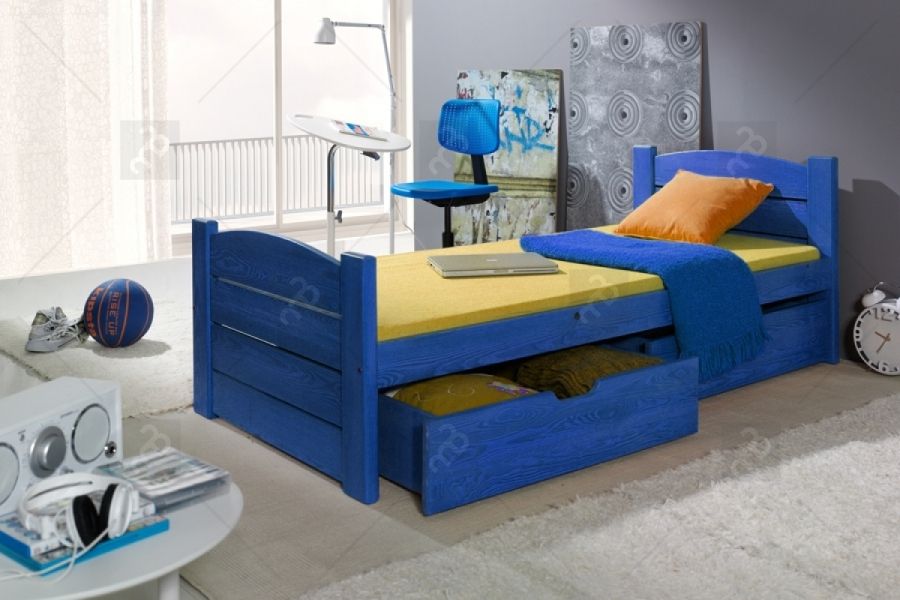 postel dzieciece Roma 80 x 180 cm Modrý Bejca - Nabytek-Bogart.cz
