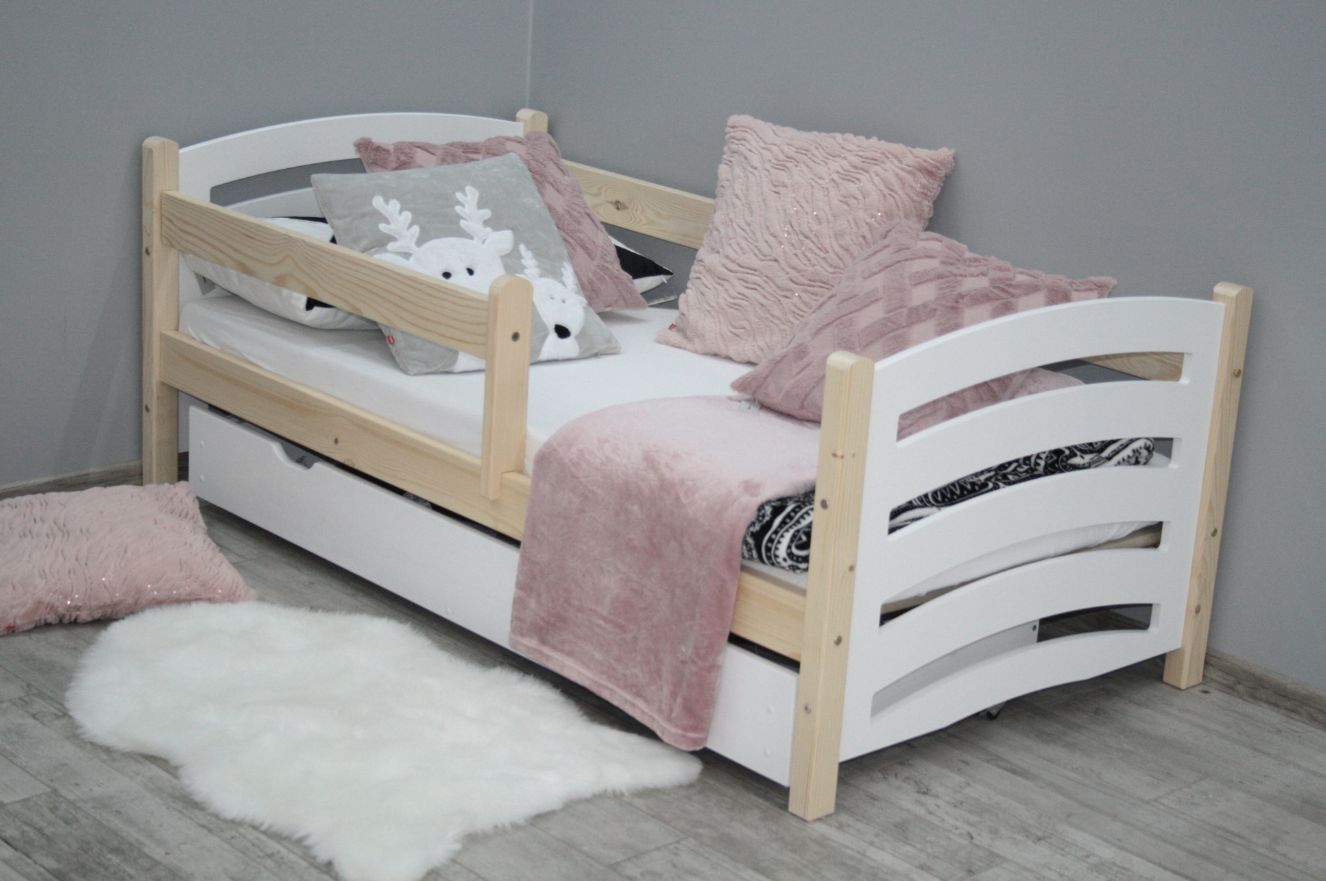 Maxi Drew Dětská postel Mela 80 x 160 cm Rošt: Bez roštu, Matrace: Bez matrace - Výprodej Povlečení