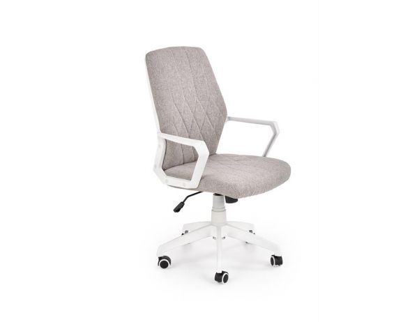 Halmar Kancelářská židle Spin 2, světle šedá/bílá - DEKORHOME.CZ