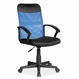 Židle kancelářská Q702 Modrý/Černý