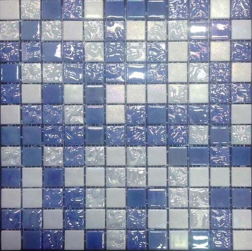 Skleněná mozaika Mosavit Trendy celeste 30x30 cm mat / lesk TRENDYCE - Siko - koupelny - kuchyně