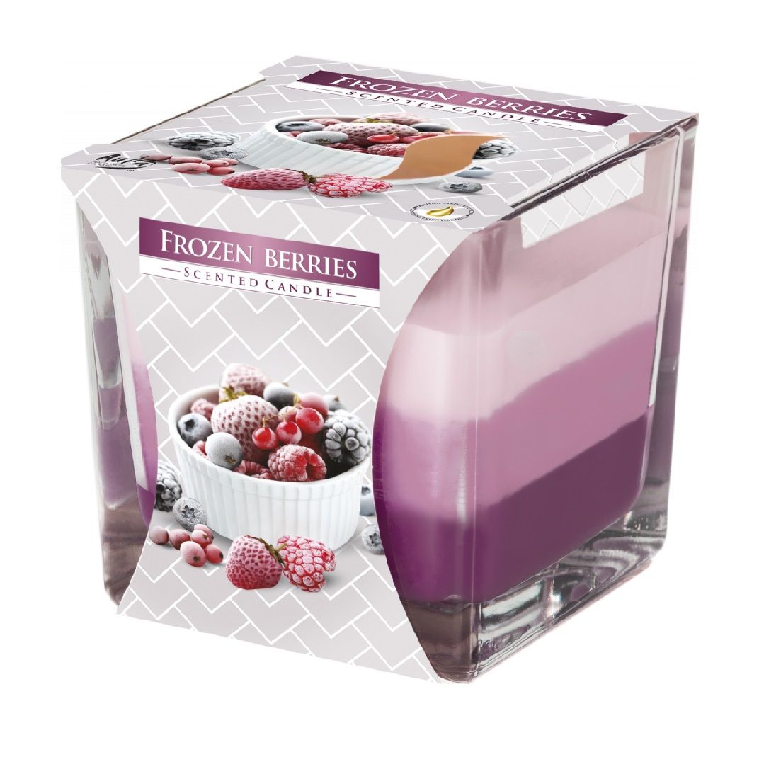 Frozen Berries tříbarevná vonná svíčka ve skle 170g - E-shop Sablo s.r.o.