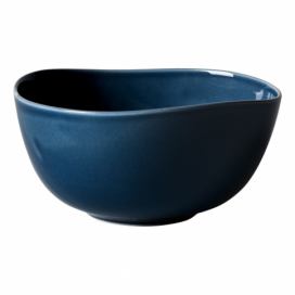 Tmavě modrá porcelánová miska Villeroy & Boch Like Organic, 0,75 l