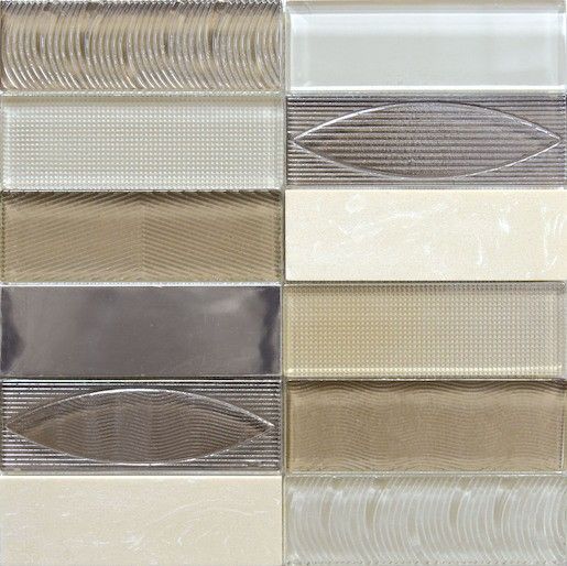 Skleněná mozaika Mosavit Geo beige 30x30 cm mat / lesk GEOBE, 1ks - Siko - koupelny - kuchyně