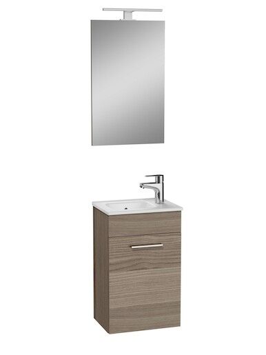 Koupelnová sestava s umyvadlem zrcadlem a osvětlením VitrA Mia 39x61x28 cm cordoba MIASET40C - Siko - koupelny - kuchyně