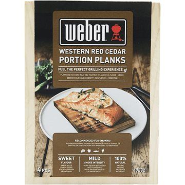 Weber udící prkénka z cedrového dřeva pro jednu porci - alza.cz