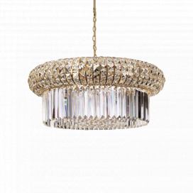 Ideal Lux 237800 závěšené stropní svítidlo Nabucco 18x40W | E14 - zlatá