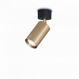Ideal Lux 244662 stropní a nástěnná bodová lampa Dynamite 1x28W | GU10 - matná mosaz