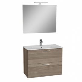 Koupelnová skříňka s umyvadlem zrcadlem a osvětlením Vitra Mia 79x61x39,5 cm cordoba MIASET80C